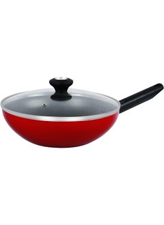 Buy Pr20978 Classique Wok With Lid 26Cm Red in Saudi Arabia