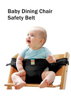 Buy Baby Dining Chair Safety Belt Black in UAE