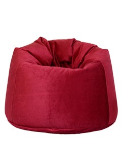 Buy Luxe Decora Premium Suede Velvet Bean Bag with Polystyrene Beads in UAE