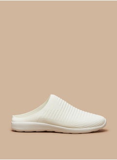 Buy Women's Textured Slip-On Mules in UAE