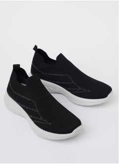 Buy Cobblerz Men's Slip-on Low Top Sneakers BLACK in Saudi Arabia