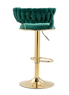 اشتري Luxury bar Stool,Modern Round Adjustable Reception Chair, Gold Velvet Bar Chair, Kitchen high Dining Chair , Height Adjustable and 360° Swivel. Suitable for bar, Home, office, Cafe في الامارات