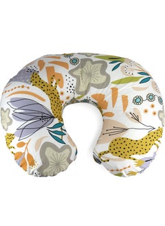 اشتري Kidz Klub Ron Flora Nursing Pillow -100% Cotton Printed Kids  Design -Nursing Support for Breastfeeding Bottle Feeding and Bonding- Size :  60 x 58 x 15cm في الامارات