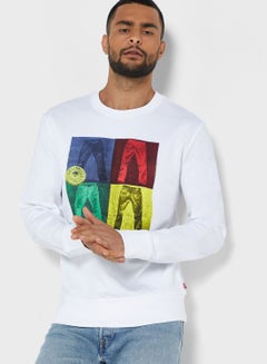 Buy Logo Printed Sweatshirt in Saudi Arabia