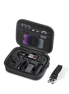 Buy Case Fit for Osmo Pocket 3, Portable PU Storage Protective Bag, Fit for DJI Osmo Pocket 3 Creator Combo Accessories with Shoulder Straps, Bi-directional Zip, Smooth and Non-snagging in Saudi Arabia