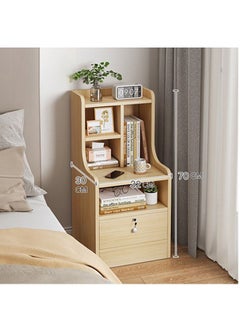 Buy Bedside  Multifunctional Table with Storage And Drawers in UAE