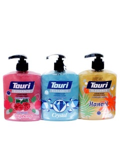 Buy Touri Assorted Hand wash pack of 3 - 500ml in UAE