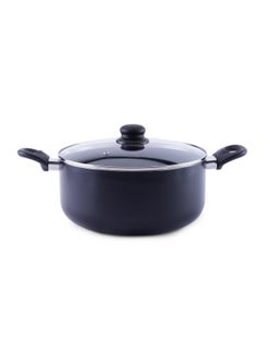 Buy Wilson Cooking Pot With Lid Dia26cm - Black in UAE