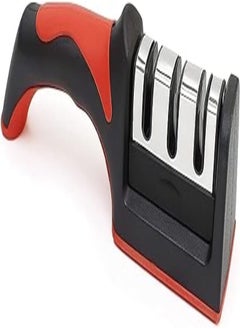 اشتري Portable Knife Sharpener Stainless Steel Multifunctional Home Use 3 Hole Sharpener Sharpener for Sharpening Knives and Scissors with Different Levels (1 Piece), Available Now in Pegui Bell في مصر