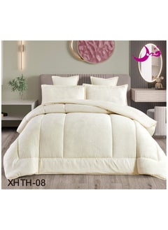 Buy Quilt set summer mattress system 4 pieces fixed medium filling size 170 by 220 in Saudi Arabia