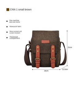 Buy Canvas Shoulder Camera Bag Messenger Bag for 1 Camera 1 Lens Compatible with Nikon Canon Sony DSLR Mirrorless Camera and Lens in UAE