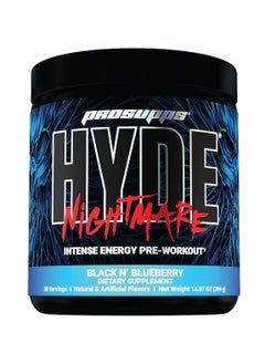 Buy Hyde Nightmare Pre-Workout - Black and Blueberry - (399g) in Saudi Arabia