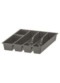 Buy Plastic In Drawer Cutlery Organizer Knife Holder Compact Silverware Storage Flatware Rack Tray For Kitchen Cooking Utensils Forks Spoons Knives Box in UAE