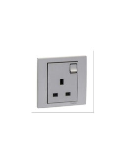 Buy Schneider Vivace 13A Single switch socket-KB15-AS in UAE