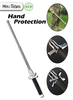 Buy Alloy Metal Telescopic Self Defense Stick Newly Added Hand Protection in UAE