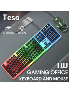 Buy Black gaming keyboard TESO-T10 in Saudi Arabia