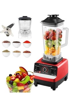 Buy Silver Crest 4500w Heavy Duty Commercial Grade Blender With 2 Jars (Sc-1589, Multicolour ) in UAE