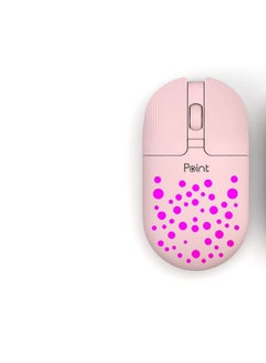 Buy MOUSE WIRELESS RECHARGABLE PT-70 PINK in Egypt