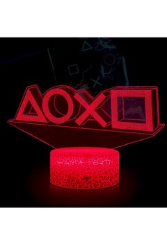 اشتري PS4 Gamepad Button Lamp for Game Room Decor  16 Color Changing & Remote & Touch Control 3D Multicolor Night Light Gamer Decor for Boys Room  Friendship Lamp is Ideal Birthday for Gamers Boys Girls في الامارات