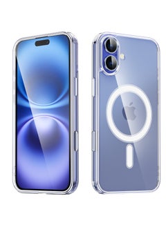 Buy iPhone 16 Case Clear, iCrystal Tech, AA Grade Drop Protection, iPhone 16 Cover Slim with Shockproof Protective Bumper, Anti Scratch & Fingerprint, 16 Case Cover 6.1 inch Clear in UAE