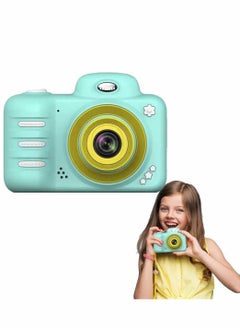 اشتري Kids Camera, Cartoon Bear Gaming Camera Children Selfie Camera Anti-Drop 20.0MP Dual Video Camcorder, for 3 to 10 Years Old Kids في السعودية