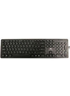 Buy L'AVVENTO (KB206) 2.4G Wireless Keyboard – US+Arabic layout Injection – Black-KB206 in Egypt