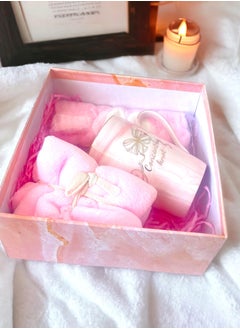 Buy Gift for Girls: Pretty in Pink Deluxe Self-Care Set - A Pampering Experience in Pink in UAE