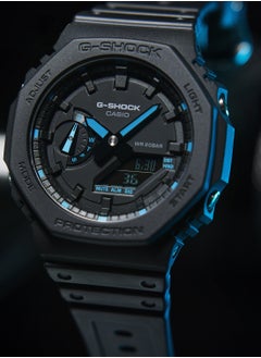 Buy G-Shock Black Men's Watch Fashion Analog Digital Quartz Watch GA-2100-1A1 in Saudi Arabia