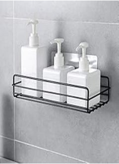 اشتري FreshDcart Punch-Free Multipurpose Kitchen Bathroom Storage Shelf Wall Holder Storage Rack Bathroom Rack Organizer Storage Box with Strong Magic Sticker Shower Caddies Storage Rack (Set of 1 pcs) في مصر