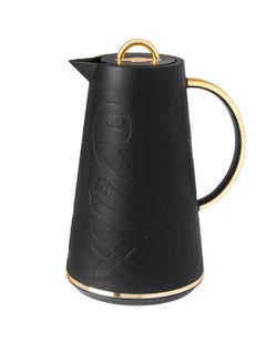 Buy Plastic Coffee & Tea Flask 1 Liter Black color in Saudi Arabia