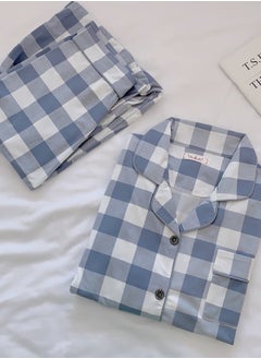 Buy Plaid Pajamas 2-Piece Set in UAE