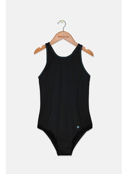 Buy Kid Girls Sports Swimsuit, Black in UAE