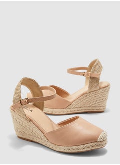 Buy Closed Toe Espadrille Wedge Sandals in UAE