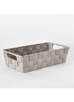 Buy Strap Basket 32 x 8.5 x 16.5 cm in UAE