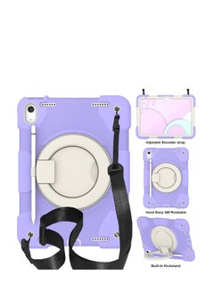 Buy Rugged Heavy Duty Protective Case  for ipad 10th 10.9 inch 2022（A2757/A2777）Taro purple in UAE