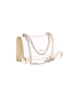 Buy Women's handbag with silver chain in Egypt