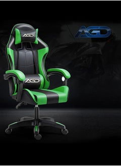 Buy Gaming Chair Comfortable with a height-adjustable high , support the neck and lower back in Saudi Arabia