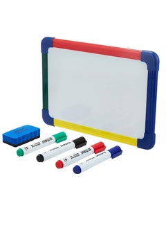 Buy 6-Piece White Board And Accessories Set in UAE