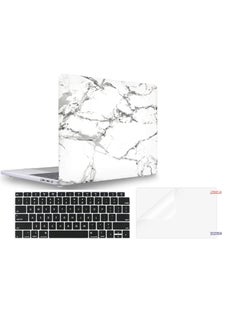Buy MacBook Air 13 Inch Case 2021 2020 2019 2018 Release M1 A2337 A2179 A1932, Plastic Laptop Hard Shell Case and Keyboard Cover Skin and Screen Protector Compatible with Apple MacBook Air 13.3 inch in UAE