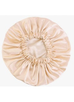 Buy Beige reversible hair bonnet in Saudi Arabia