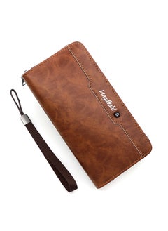 Buy Men's Large Capacity Long Wallet Handbag 20*10*3CM in Saudi Arabia