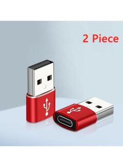 Buy 2 Piece USB 3.0 Type C Female To USB A Male Adapter Converter Connector in Saudi Arabia