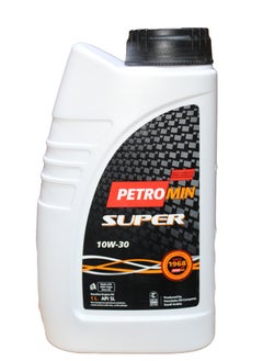 Buy Petromin Super 10W-30 Engine Oil Petrol 1L (5000km) in Saudi Arabia