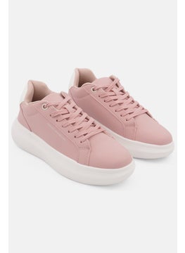 اشتري Women Lace Up Classic Casual Shoes, Pink في السعودية