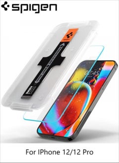 Buy Tempered Glass Screen Protector [GlasTR EZ FIT] designed for iPhone 12 / iPhone 12 Pro in Saudi Arabia