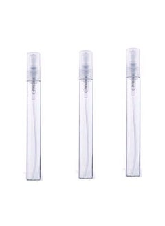 Buy 3-Piece Refillable Empty Spray Bottle Set Clear in Saudi Arabia