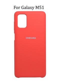 Buy Silicone Protective Case for Samsung Galaxy M51 Cover Slim Stylish with Inside Microfiber Lining in UAE