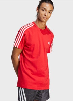 Buy 3 Stripe Essential Single Jersey T-Shirt in UAE