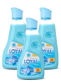 اشتري Fabric Softener Freshener Concentrated Blue Petals 30 Washes 3x750ml في الامارات