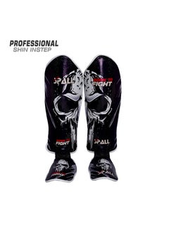 Buy Shin In Step Guard Born to fight Kickboxing Protective Leg shin Kick Pads Instep Guard Sparring in UAE